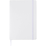 Taccuino A5 in cartone riciclato con segnalibro, pagine a righe color bianco prima vista