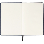 Taccuino A5 in tela denim con finitura casual e pagine a righe terza vista