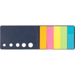 Porta note in cartone con note adesive assortite per l’organizzazione seconda vista
