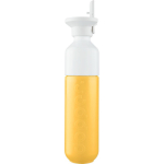Borraccia in acciaio inox con cannuccia Dopper Original 450 ml color giallo prima vista