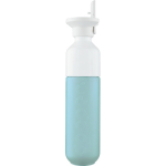 Borraccia in acciaio inox con cannuccia Dopper Original 450 ml color azzurro prima vista