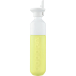 Borraccia in acciaio inox con cannuccia Dopper Original 450 ml color giallo chiaro prima vista