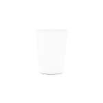 Bicchiere riutilizzabile e riciclabile in plastica versione mini 220 ml color bianco