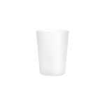 Bicchiere riutilizzabile e riciclabile in plastica versione mini 220 ml color traslucido