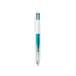 Penna a sfera in plastica prodotta nell’UE con meccanismo multicartuccia e inchiostro 4 colori BIC® vista area di stampa