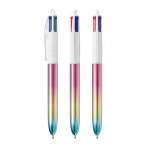 Penna in plastica stile sfumato con inchiostro a 4 colori Gradient BIC® color multicolore