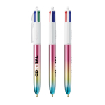 Penna in plastica stile sfumato con inchiostro a 4 colori Gradient BIC® color multicolore