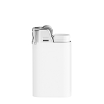 Accendino con stampa a 360º e fiamma regolabile BIC® DJEEP® D1 color bianco