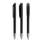 Penna a sfera in plastica ricaricabile con inchiostro nero Super Clip Soft BIC® color nero