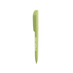 Penna biodegradabile girevole con scrittura blu Super Clip Origin BIC® vista area di stampa