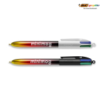 Penna a sfera in plastica con finitura metallica e inchiostro 4 colori Flags BIC®