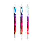 Penna a sfera in plastica con meccanismo a scatto e inchiostro nero Clic Stic BIC® color bianco
