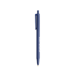 Penna a sfera in plastica con corpo in gomma Softfeel® e inchiostro blu BIC® vista area di stampa