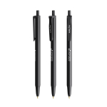 Penna a sfera in plastica con corpo in gomma Softfeel® e inchiostro nero BIC®