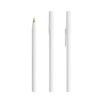 Penna a sfera in plastica dal design classico con scrittura nera Round Stic BIC® color bianco