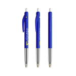 Penna a sfera in plastica retrattile ed ergonomica con inchiostro blu BIC® color blu