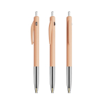 Penna a sfera in plastica retrattile ed ergonomica con inchiostro blu BIC® color arancione pastello