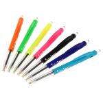 Penna a sfera in plastica retrattile ed ergonomica con inchiostro blu BIC® vista posteriore