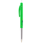 Penna a sfera in plastica retrattile ed ergonomica con inchiostro blu BIC®