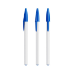 Penna a sfera in plastica con cappuccio classico e inchiostro nero Style BIC® color blu