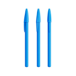 Penna a sfera in plastica con cappuccio classico e scrittura blu Style BIC® color blu