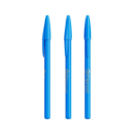 Penna a sfera in plastica con cappuccio classico e scrittura blu Style BIC® color blu