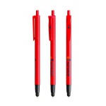 Penna a sfera in plastica con puntatore touch e inchiostro blu Clic Stic BIC®