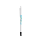 Penna a sfera in plastica con puntatore touch e inchiostro blu Clic Stic BIC® vista area di stampa