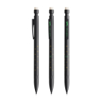 Portamine in plastica ricaricabile con gomma e 2 mine incluse da 0,7 mm BIC® color nero
