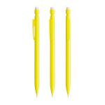Portamine in plastica ricaricabile con gomma e 2 mine incluse da 0,7 mm BIC® color giallo
