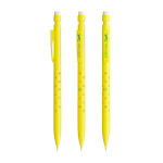 Portamine in plastica ricaricabile con gomma e 2 mine incluse da 0,7 mm BIC® color giallo
