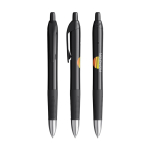 Penna a sfera in plastica retrattile con inchiostro blu Intensity® Gel Clic BIC® color nero