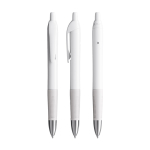 Penna a sfera in plastica retrattile con inchiostro blu Intensity® Gel Clic BIC® color bianco