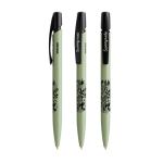 Penna a sfera BIC® con fusto 100% biodegradabile e inchiostro blu color verde
