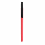 Penna BIC® in materiale 100% biodegradabile con inchiostro nero color rosso