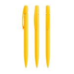 Penna a sfera in plastica con clip personalizzabile e inchiostro blu BIC® color giallo