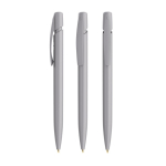 Penna a sfera in plastica con clip personalizzabile e inchiostro blu BIC® color argento