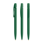 Penna a sfera in plastica con impugnatura ergonomica e inchiostro nero BIC® color verde