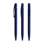 Penna a sfera in plastica con impugnatura ergonomica e inchiostro nero BIC® color blu mare