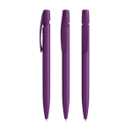 Penna a sfera in plastica con impugnatura ergonomica e inchiostro nero BIC® color viola