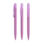 Penna a sfera in plastica con impugnatura ergonomica e inchiostro nero BIC® color lilla