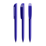 Penna a sfera in plastica con clip larga e inchiostro blu BIC® color blu