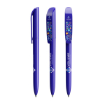 Penna a sfera in plastica con clip larga e inchiostro blu BIC® color blu
