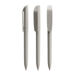 Penna a sfera in plastica con clip larga e inchiostro blu BIC® color grigio