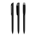 Penna a sfera in plastica con grande clip e inchiostro nero BIC® color nero