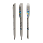 Penna a sfera in plastica con grande clip e inchiostro nero BIC® color grigio