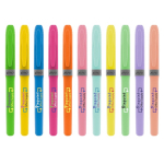 Evidenziatore in plastica con grip in gomma e vari colori Brite Liner® BIC® vista posteriore