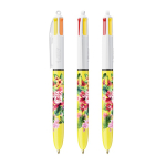 Penna a sfera in plastica con fusto giallo e inchiostro a 4 colori Sun BIC® color giallo