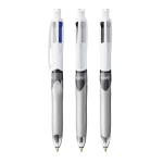 Penna multifunzione in plastica con 3 inchiostri e portamine BIC® color bianco/grigio
