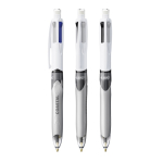 Penna multifunzione in plastica con 3 inchiostri e portamine BIC® color bianco/grigio
